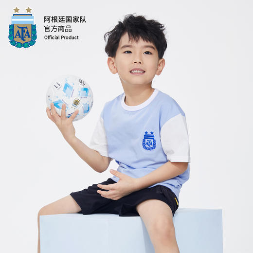 阿根廷国家队官方商品丨蓝白新款短袖印号球衣潮流T恤梅西足球迷 商品图3