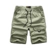 2023新款夏装抽绳工装短裤 复古时尚男士迷彩直筒五分裤 商品缩略图4