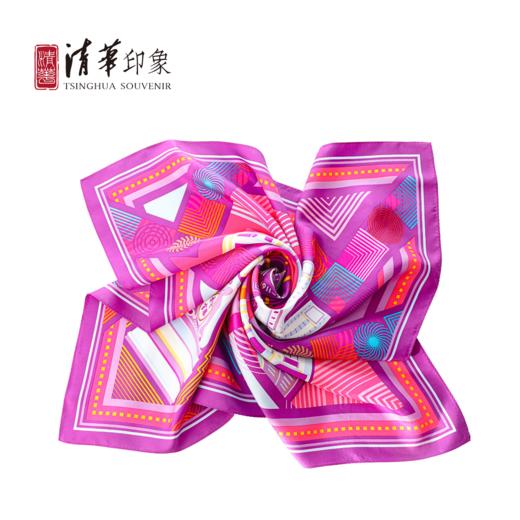 清华文创经典款大方丝巾 商品图7