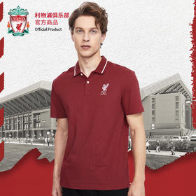 利物浦俱乐部官方商品 | 经典红色短袖POLO衫透气商务休闲足球服