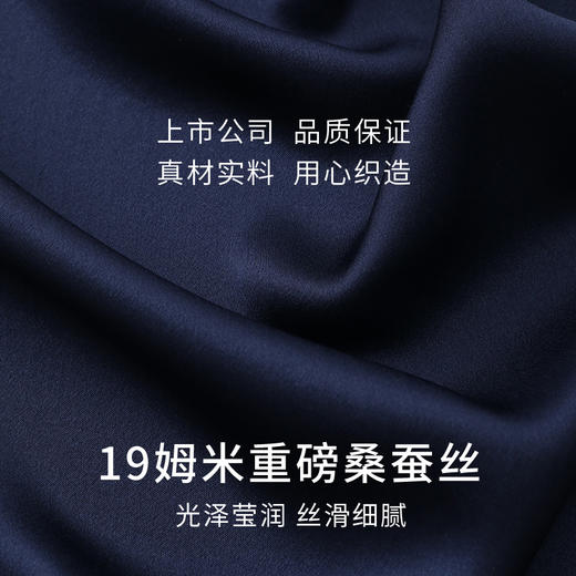 金三塔19姆米重磅真丝时尚100%桑蚕丝男睡衣睡袍新品可外穿  YSMDC101 商品图4