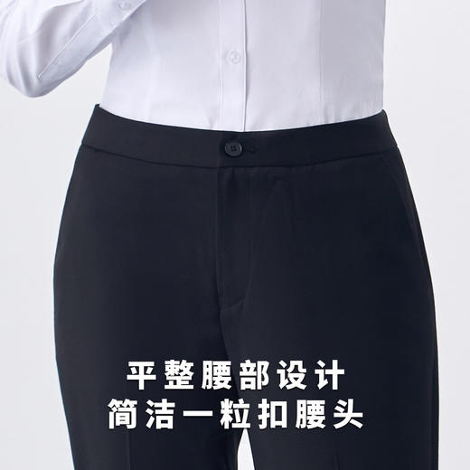 【通勤风】罗蒙四季款女式西裤商务通勤职业工装直筒女长裤 商品图6