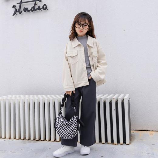 女童外套2023春季新款女大童灯芯绒中大童韩版休闲百搭上衣潮 商品图3