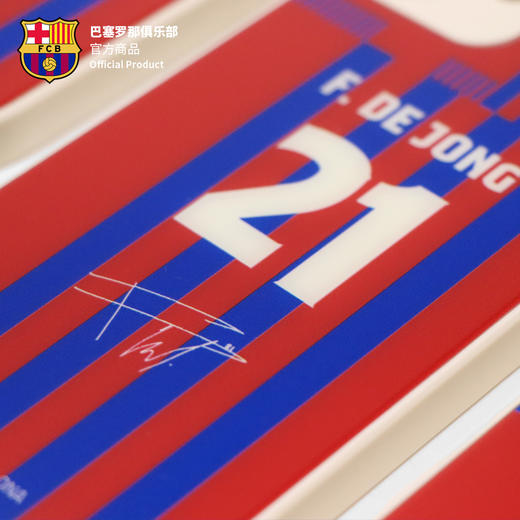 巴塞罗那俱乐部官方商品丨巴萨球衣签名款手机壳德荣钢化玻璃壳 商品图4
