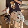 遛弯裤子卡通长裤睡裤女夏季薄款宽松家居裤印花休闲裤蜡笔小新_HLY 商品缩略图3