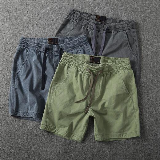 2023年新款男士工装迷彩休闲裤宽松简约夏季男装三分裤子 商品图0