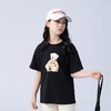 女童T恤2023夏季可爱小熊印花纯棉短袖T恤韩版大童青少年女T恤 商品缩略图0
