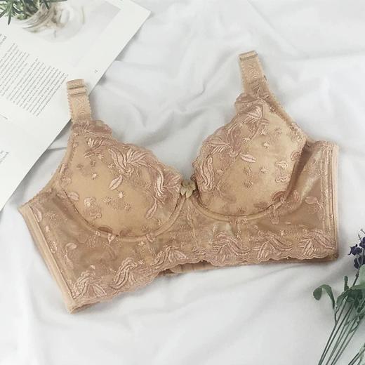 高端玫瑰精油香熏杯小胸显大收副乳聚拢中厚无钢圈调整型内衣【NY009】 商品图3
