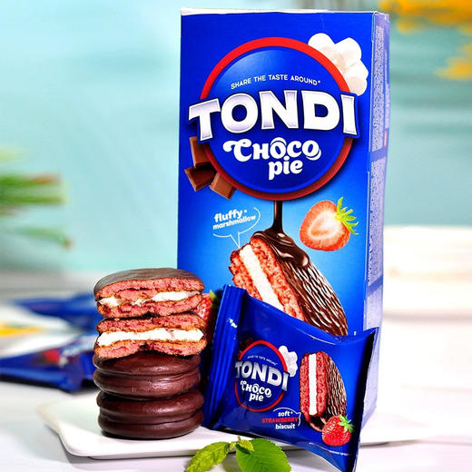 KDV巧克力派草莓味180g 商品图0