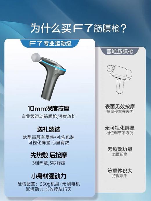 SKG专业级筋膜枪F7 商品图3