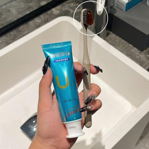 买正装送4支小样25g【幽螺莎星口腔黏膜YI菌牙膏】不辣嘴 消字号认证 成分温和可靠 口臭烟臭、牙周炎溃疡终结者 商品图9