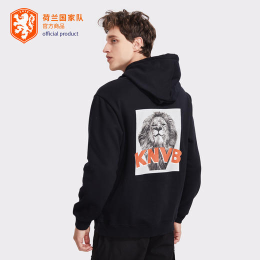 荷兰国家队官方商品丨狮子手绘荷兰新款连帽卫衣春季上新男女球迷 商品图2