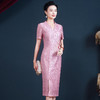 JC-WR5361喜婆婆旗袍婚礼春夏装高贵新娘母礼服喜庆婚宴连衣裙 商品缩略图3