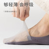 【超薄男士船袜，5双装！】夏天必备！轻薄透气，防臭不闷热，3D防滑设计，完美运动伴侣。隐形网眼细节设计更时尚，让你在炎炎夏日也能保持清爽舒适。 商品缩略图4