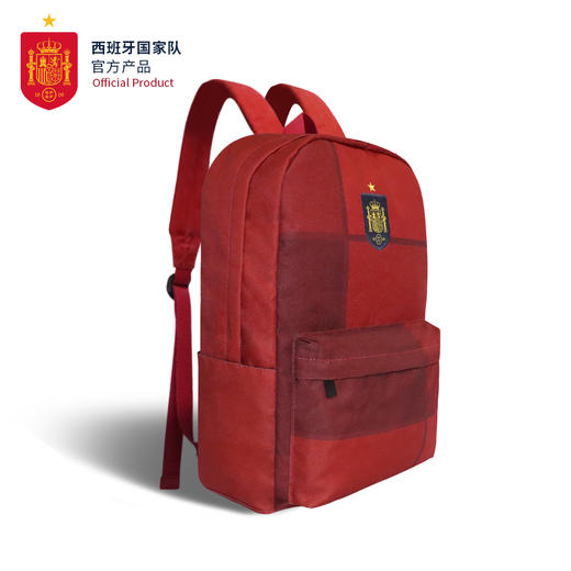 西班牙国家队官方商品丨西班牙国家队红色印花双肩包户外运动背包 商品图1