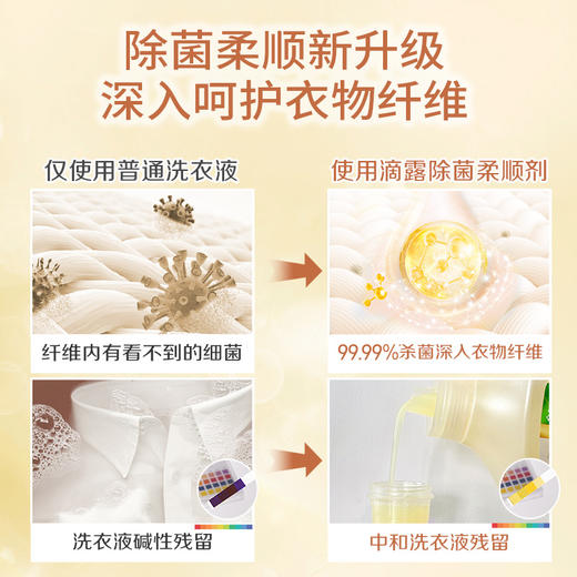 滴露衣物柔顺chu菌液2.5L除螨防静电持久留香 商品图5