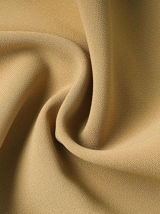 米思阳2026春季新款时尚百搭修身半身裙卡其色高腰开叉a字裙1749 商品图4