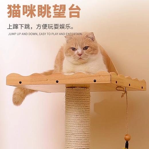 猫爬架子猫窝一体猫架猫树一体麻绳猫抓板剑麻宠物猫咪用品玩具 商品图3