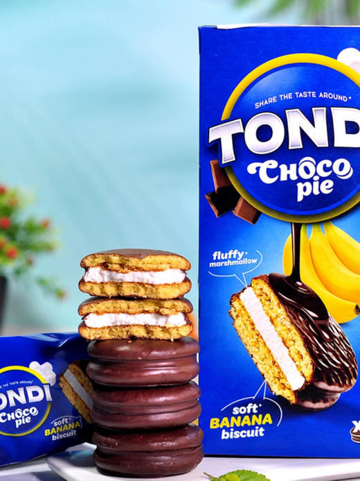 KDV巧克力派香蕉味180g 商品图0