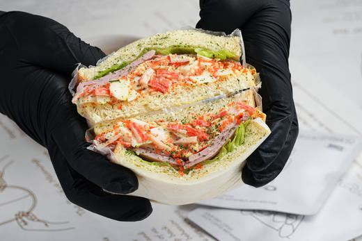 蟹柳火腿鱼籽三明治 商品图0