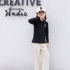 女童打底衫2023春季新款韩版女大童半高领长袖小熊印花上衣百搭T 商品缩略图2