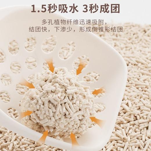 福丸猫砂玉米味绿茶味豆腐猫沙结团淡香2.5kg 商品图3