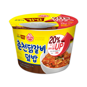 不倒翁 春川铁板鸡盖饭杯280g 