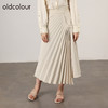 oldcolour春秋季商场同款不规则高腰气质百褶半身裙O32063276 商品缩略图2