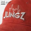 JLINGZ林加德官方商品丨林皇同款红色刺绣棒球帽鸭舌帽休闲球迷 商品缩略图4