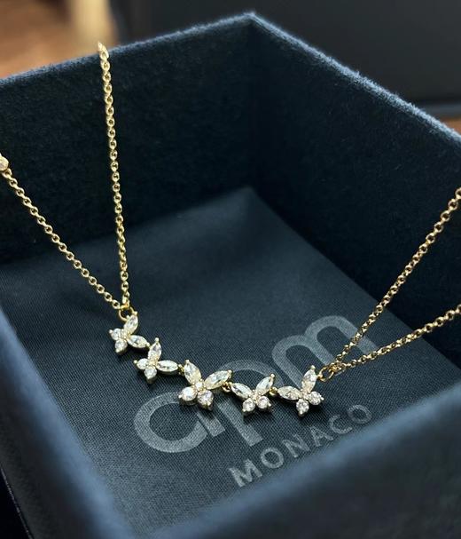 AP*金色蝶群双层项链 商品图2