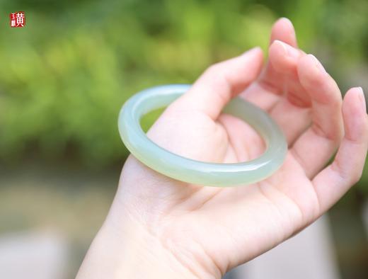 和田晴水玉手镯  圈口：56mm 商品图1