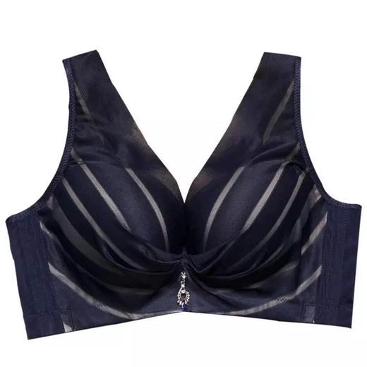 背心式无钢圈内衣女聚拢加厚调整型文胸薄款收副乳大码胸罩性感惑【NY004】 商品图4