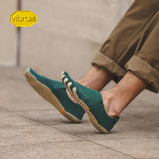 vibram新款 男五指鞋 LITEBASE轻科技透气棉麻休闲一脚蹬CVTLB 商品图3