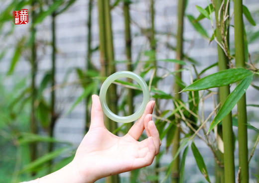 和田晴水玉手镯  圈口：56mm 商品图2