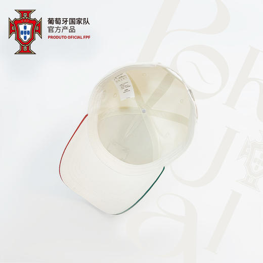 葡萄牙国家队官方商品丨户外防晒透气款遮阳米色棒球帽百搭球迷 商品图4