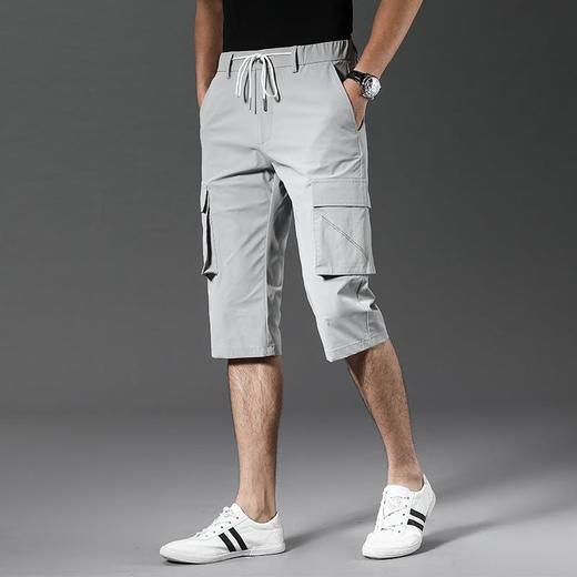 夏季薄款速干冰丝裤宽松男式卫裤 2023休闲裤男款七分裤子 商品图2