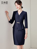 红色西装连衣裙女秋季2023新款高级感职业装裙子气质女神范工作服 商品缩略图2