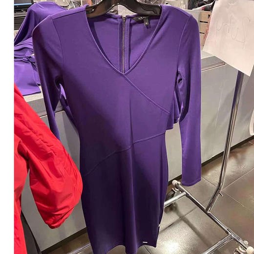 Armani Exchange/AX 女士新款时尚休闲舒适纯色连衣裙 商品图0