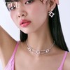 ZEGL设计师璀璨甜心系列爱心人造珍珠项链女轻奢高级感锁骨链配饰 商品缩略图1