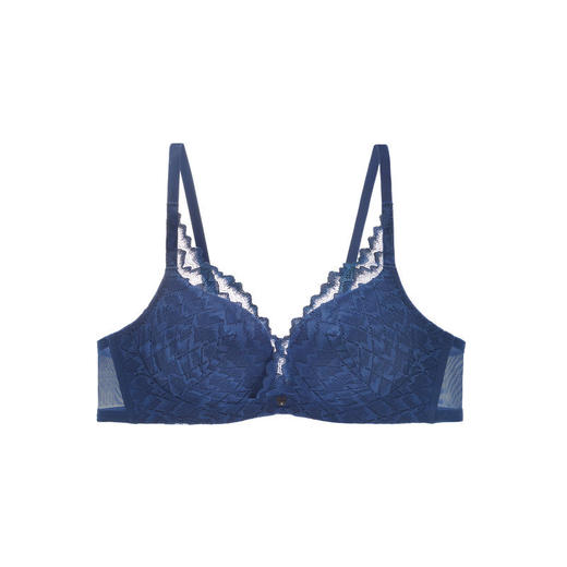 2F【Fandecie芬狄诗】性感舒适文胸FB00428LGY/HBL 商品图6