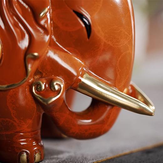 朱炳仁铜 和气致祥大象铜摆件 铜艺术品工艺艺术品 商品图1