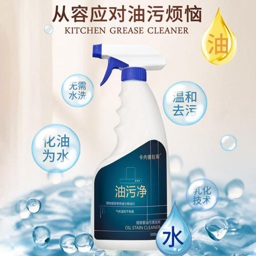【5瓶装！瞬间瓦解重油污】抽油烟机清洗剂，不伤厨具，泡沫去油污，不伤手，快速分解油污，去油污清洁剂，厨房重油污净，油烟净泡沫除油。ry 商品图1