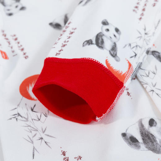 贝贝怡新生婴儿短袖连体衣服夏薄款宝宝家居睡衣春秋超萌爬服哈衣231L2033
 商品图3