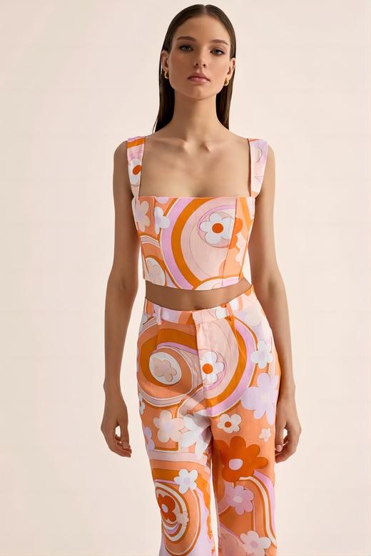 Cin Cin - Babydoll Bustier - Bloom - 女士紧身胸衣 - 花色 商品图2