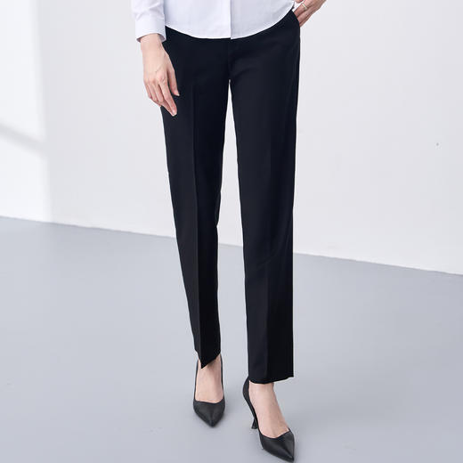 【通勤风】罗蒙四季款女式西裤商务通勤职业工装直筒女长裤 商品图3