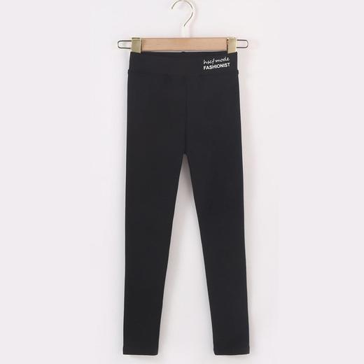 女童打底裤2023春季女大童纯棉打底裤字母印花加厚韩版打底长裤 商品图4