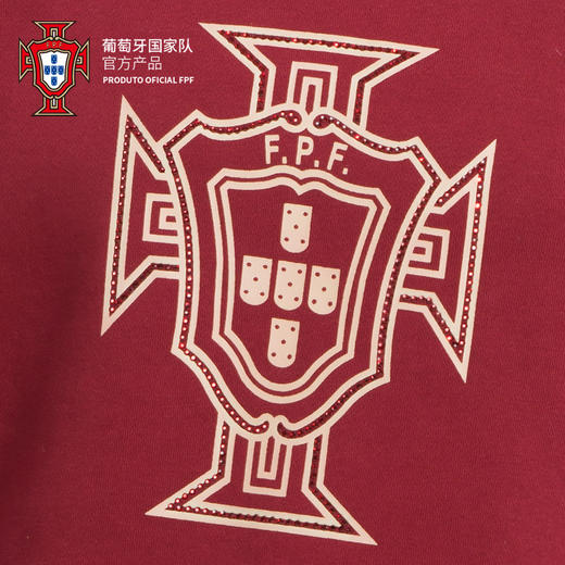 葡萄牙国家队官方商品丨新款红绿拼袖卫衣裙运动C罗球迷潮流百搭 商品图2