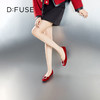 D:FUSE迪芙斯秋款单鞋女丝绒布优雅方头钻扣平底鞋女鞋DF33111018 商品缩略图8