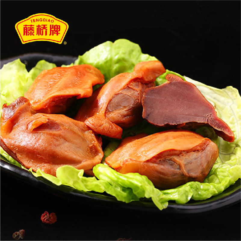 鸭肫58g：肉质紧密，紧韧耐嚼，爽脆不油腻