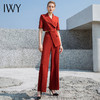 IWY/铁锈红西装夏装时尚两件套炸街奢华大牌职业套装女高级感232019C1P6 商品缩略图3